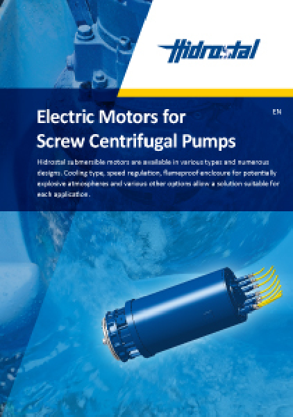 Electric Motors for Screw Centrifugal Pumps